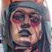 Tattoos - traditional evil queen tattoo, Art Junkies tattoos Gary Dunn - 91130